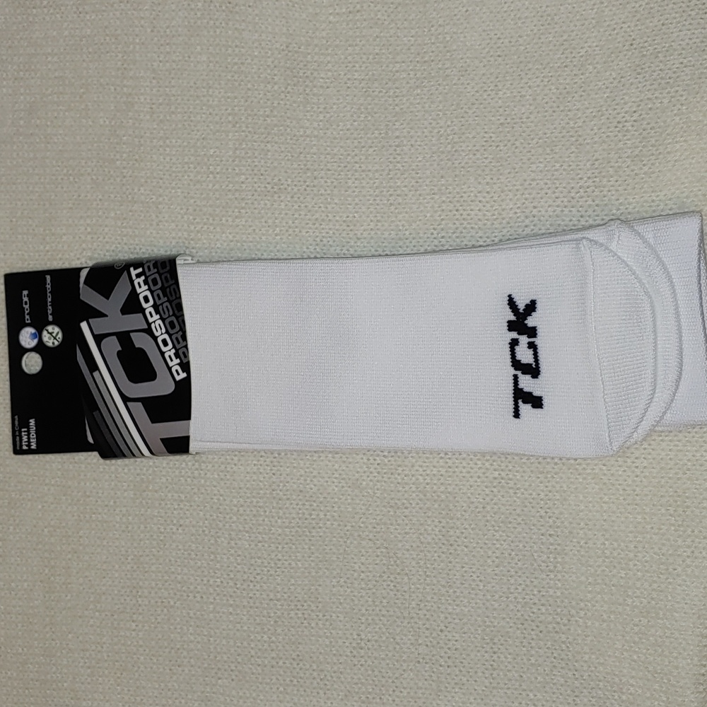 TCK PROSPORT WHITE SOCKS 2 PAIRS M